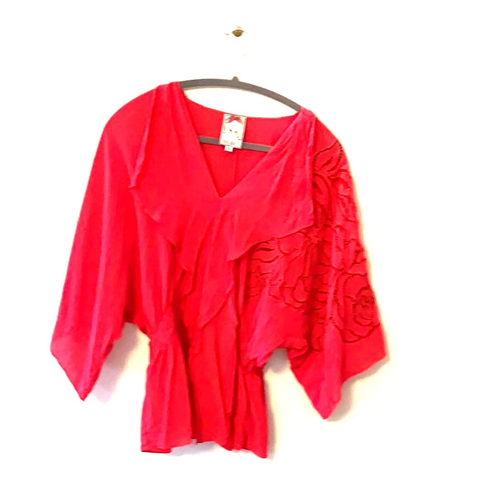 bright pink summer blouse that will stand out.